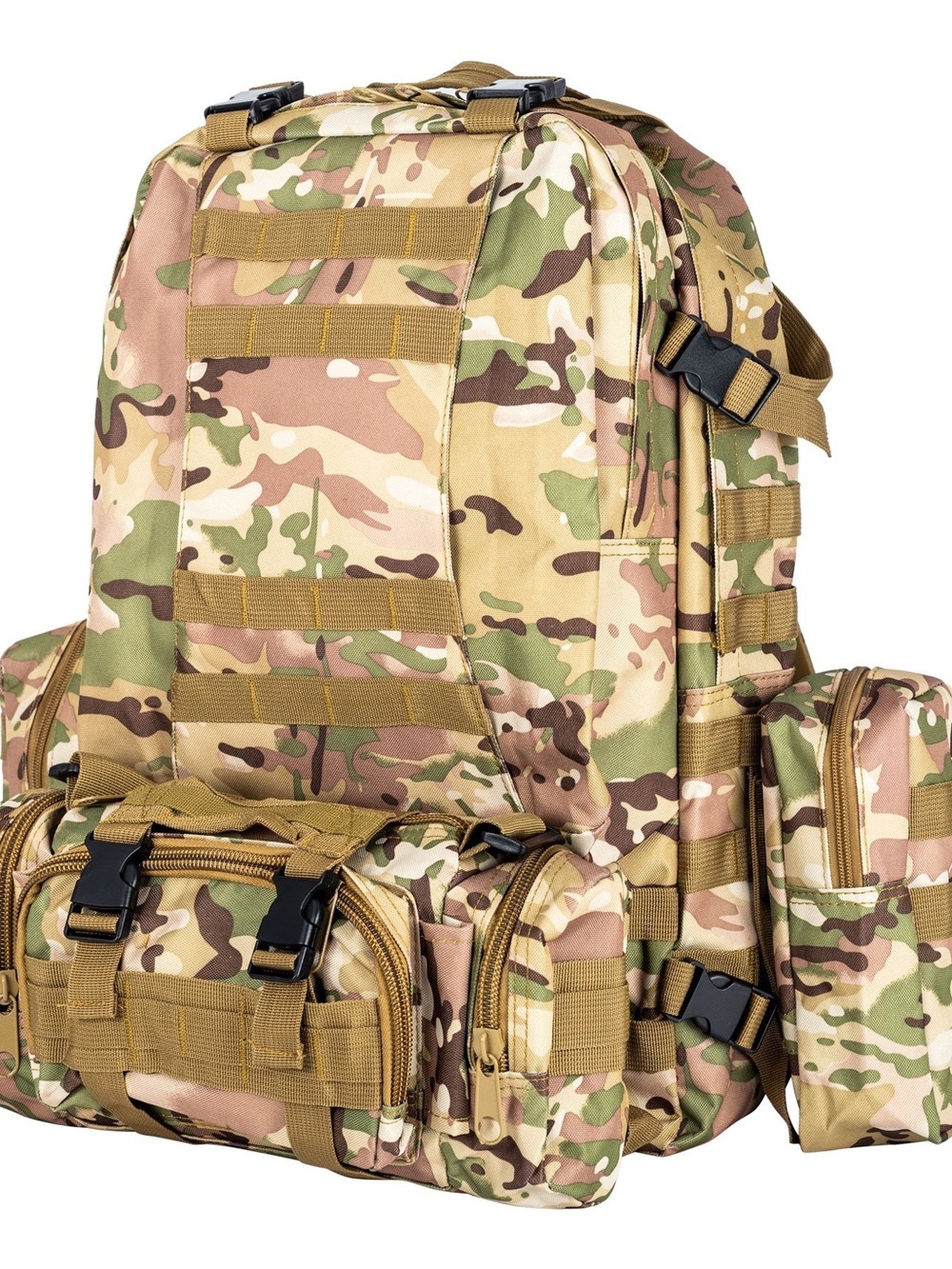 Mad Man Camouflage Tactical Backpack - Multicam Camo Rucksack